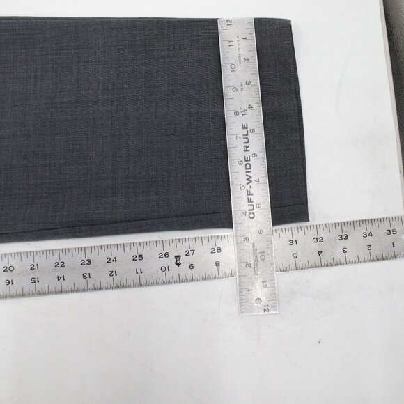 Lauren Ralph Lauren Suit Mens 46L 42x32 Wool Blend Natural Stretch sharkskin - Picture 8 of 16